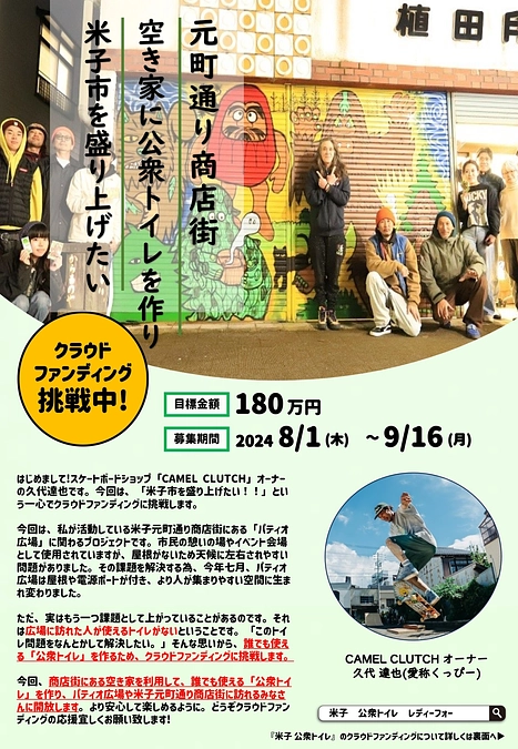 本日のクラウドファンディング活動