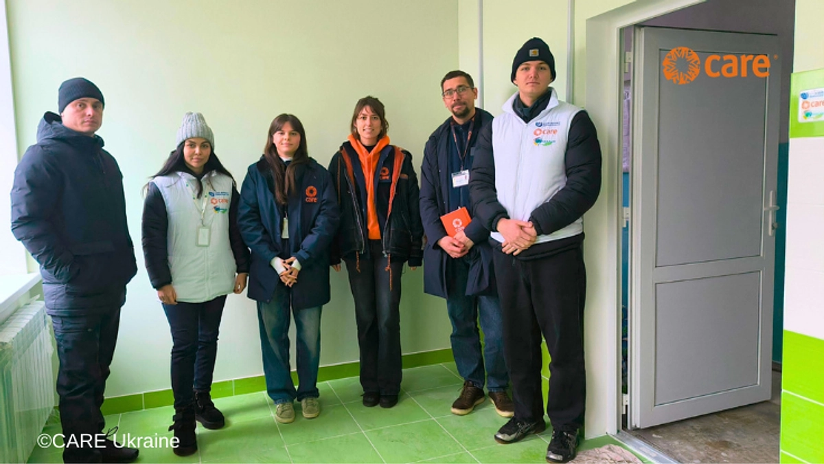 国内避難民の増加に伴い、高齢者センターの再建