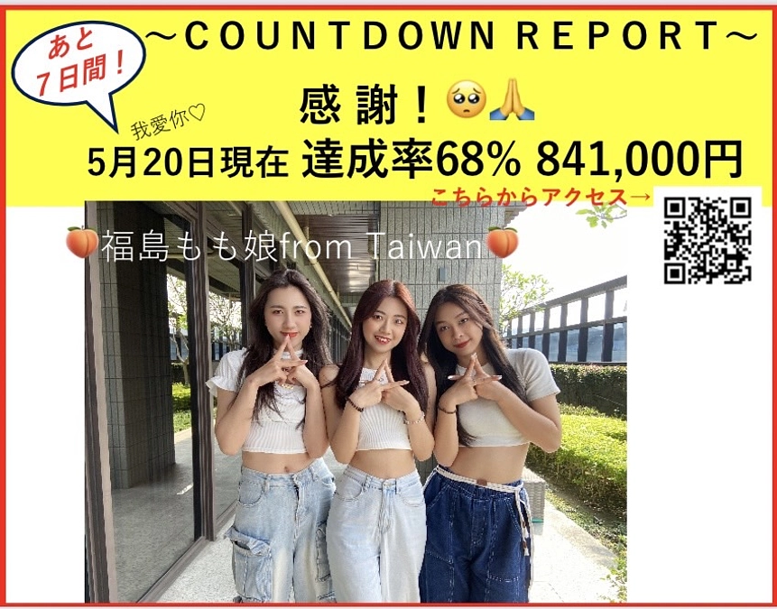 【残り７日→６日】クラウドファンディングの応援をお願いします！！！