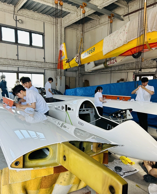 慶應23／JA 2551 耐空検査整備