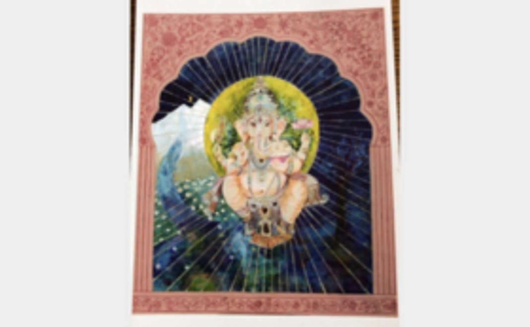 バットが書いたインドの神様のポストカードコース