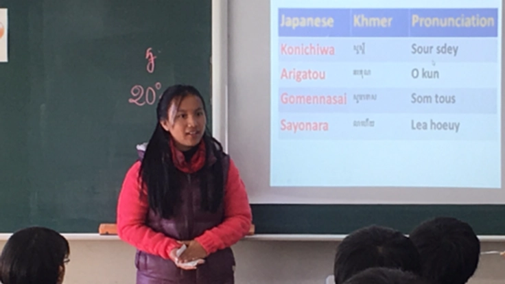 【第二弾】カンボジア学生を招待し、日本の学生と英語で交流を。