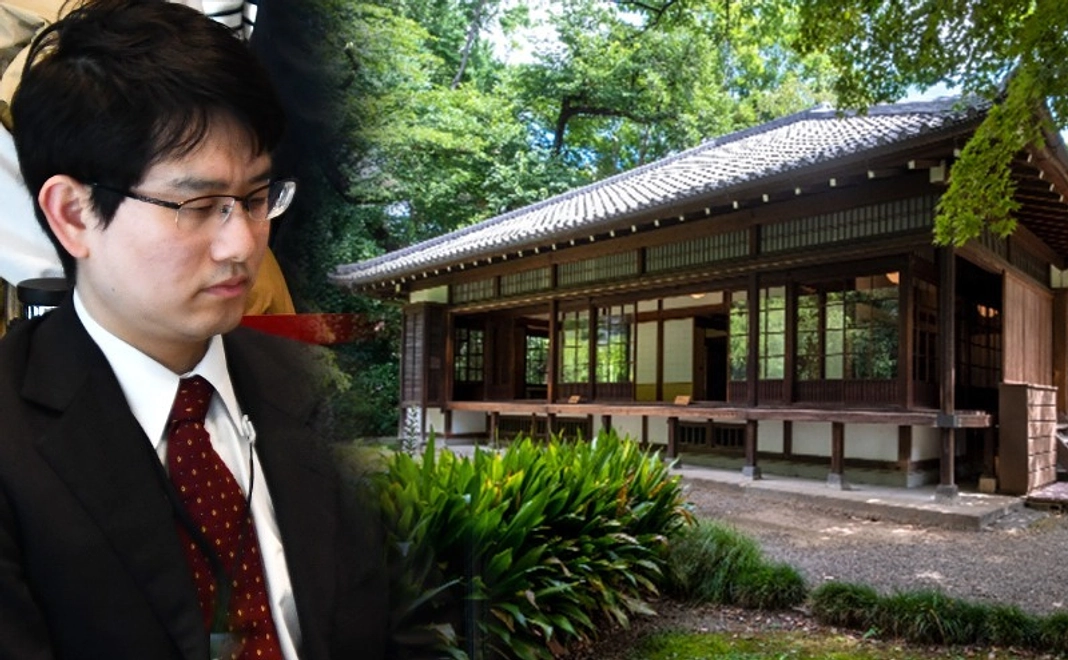 東京国立博物館の茶室「九条館」での七大タイトル経験者との1対１の特別指導碁