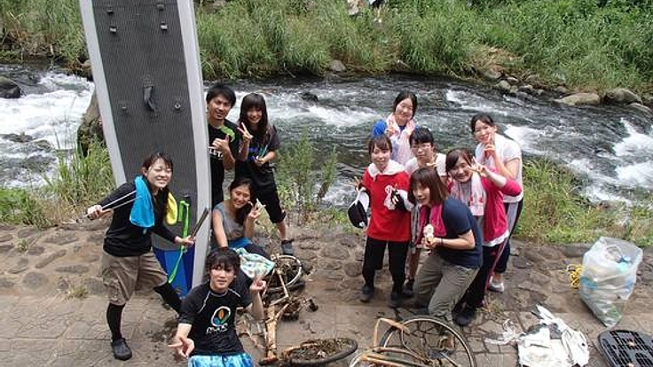 アウトドア＋清掃活動！SUPボードで大場川のゴミ拾いをします！