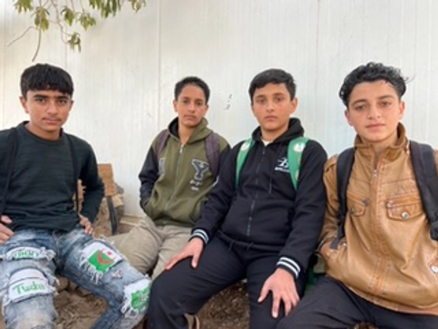 アサド政権崩壊後のザアタリ難民キャンプ