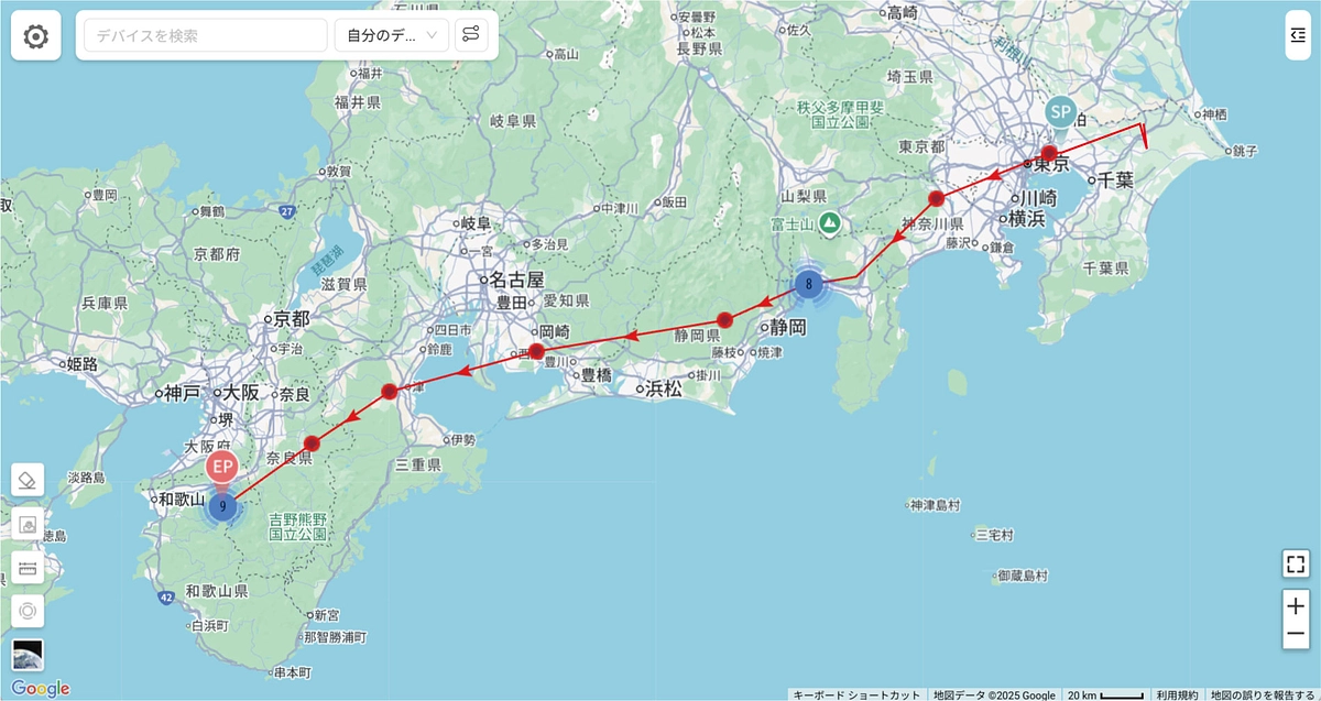 千葉個体が全て移動を開始しました！