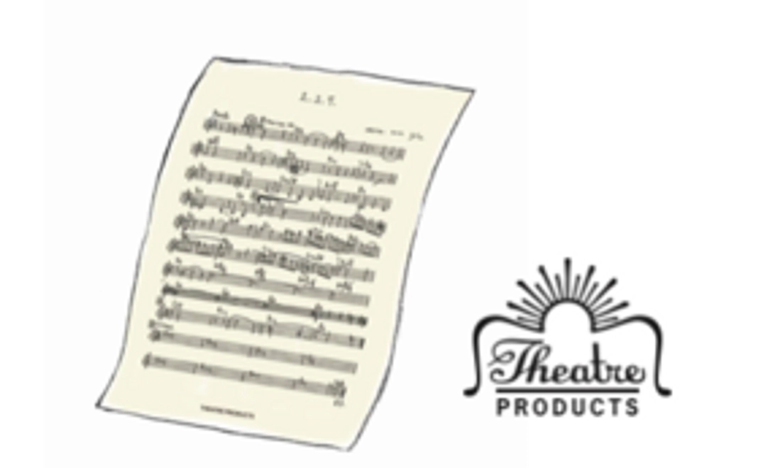 シアタープロダクツの楽譜ハンカチセット