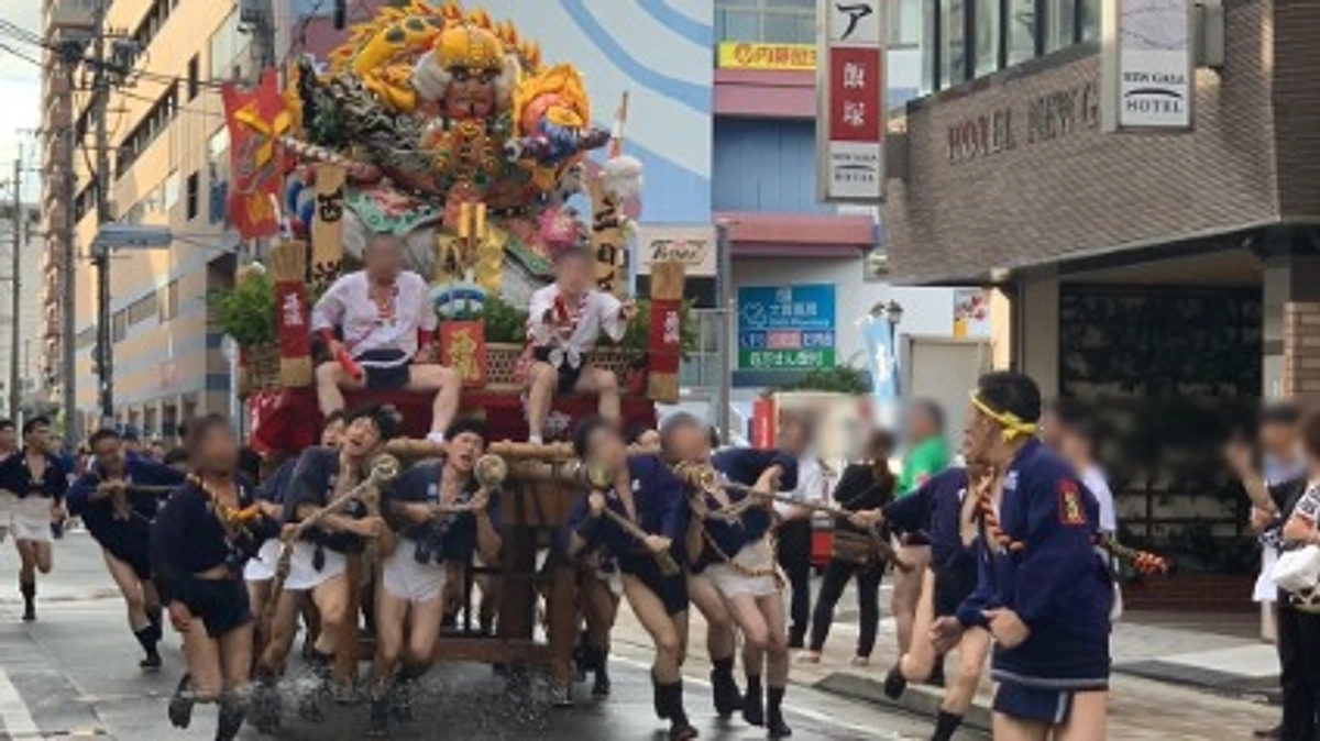 飯塚山笠に参加しました！