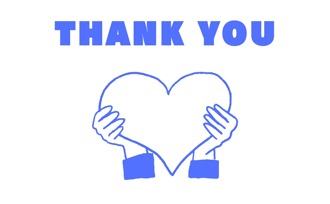 ご支援ありがとうございます！心を込めた感謝のメール２