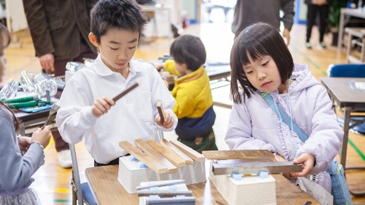 フォトレポート｜廃材で楽器をつくろう！@中和エコフェス（2023.11.25）