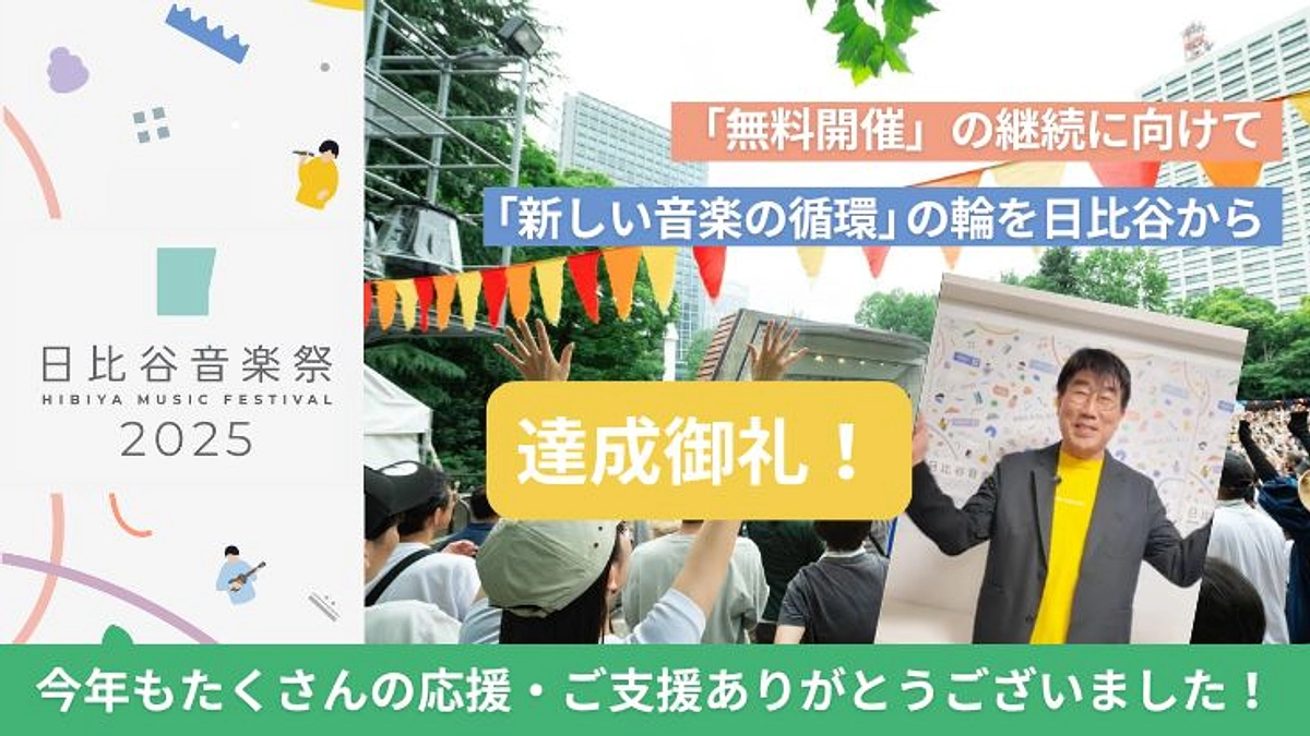 【御礼】目標金額達成＆過去最大支援者数突破