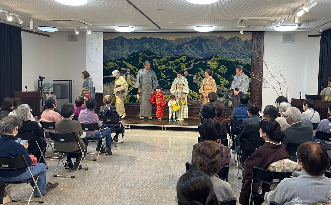 丹波布ミニファッションショー