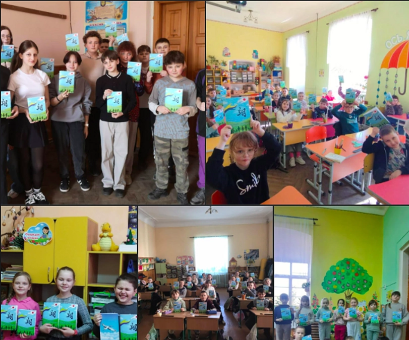 ウクライナの子ども達に届けたノート支援。純粋で無垢な子ども達