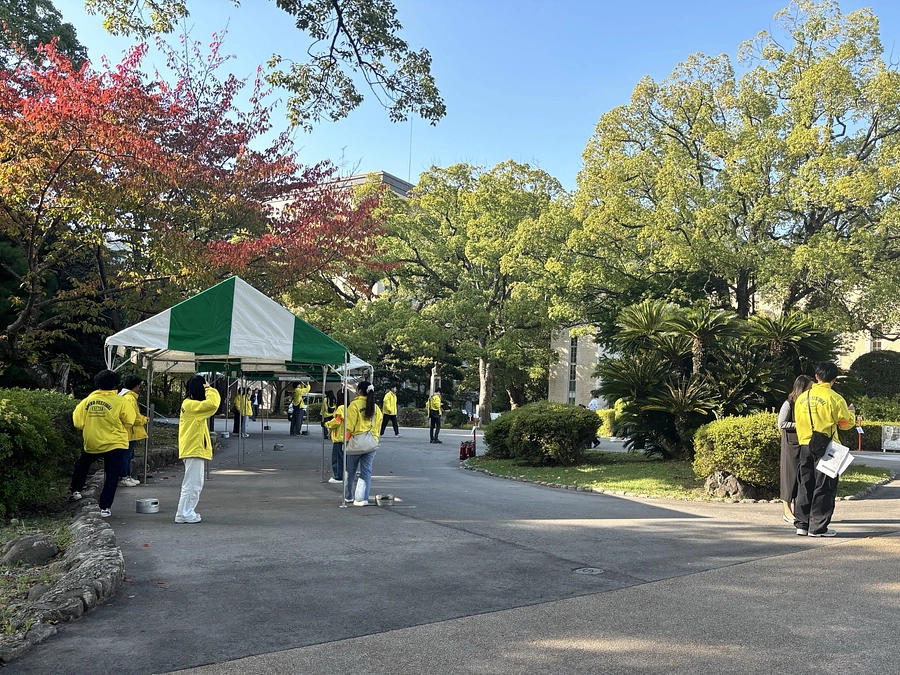六甲祭前日準備を行いました！