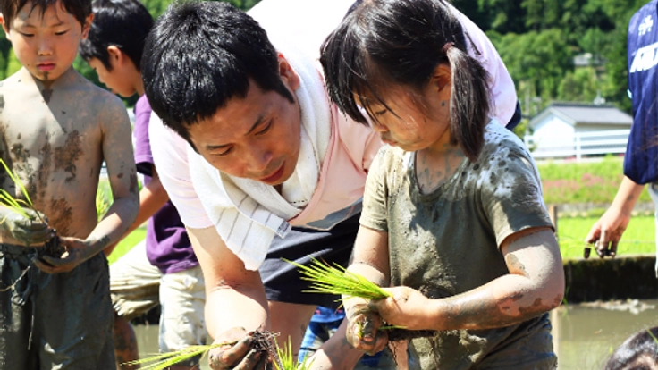 家族で田植えと稲刈りを！お米の大切さや美味しさを教えたい！
