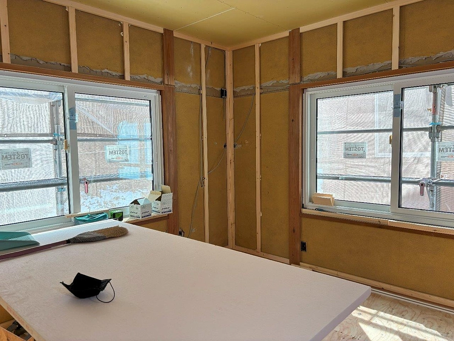 木工事及び電気工事が進んでいます！