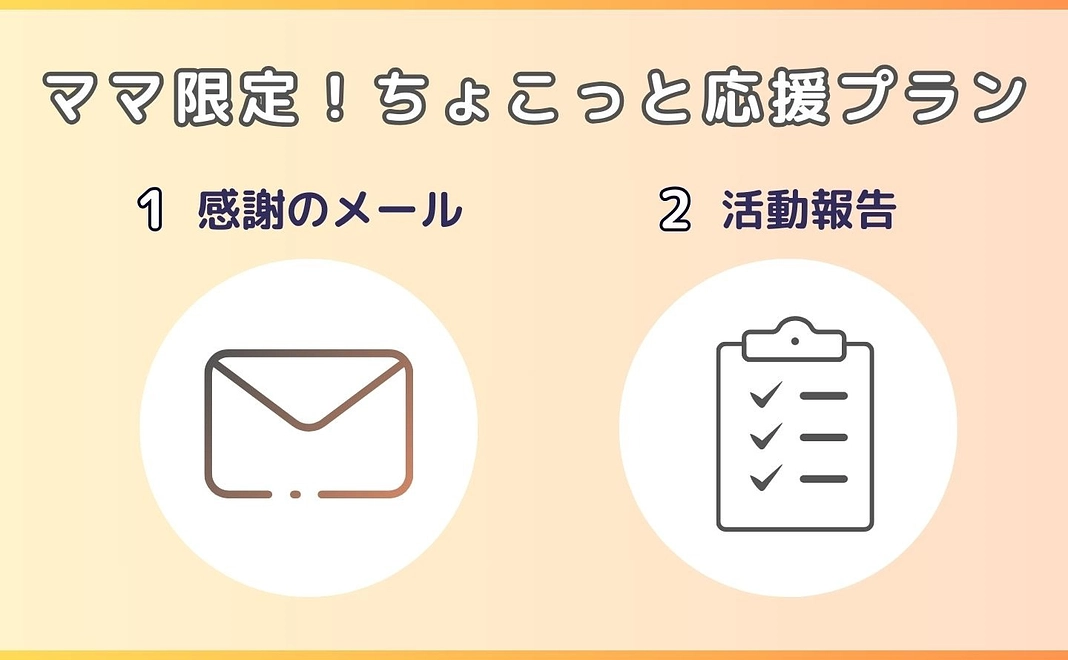 ▷ママ限定！ちょこっと応援プラン