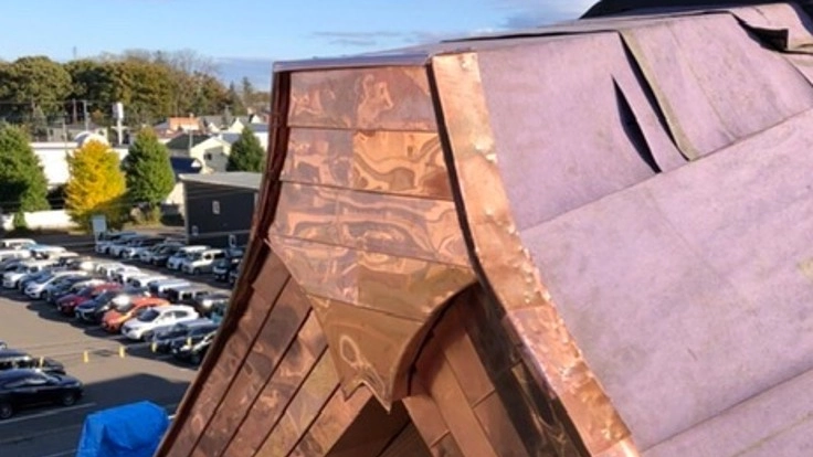 伝統建築銅板屋根職人の継承　若手育成　体験教室プロジェクト