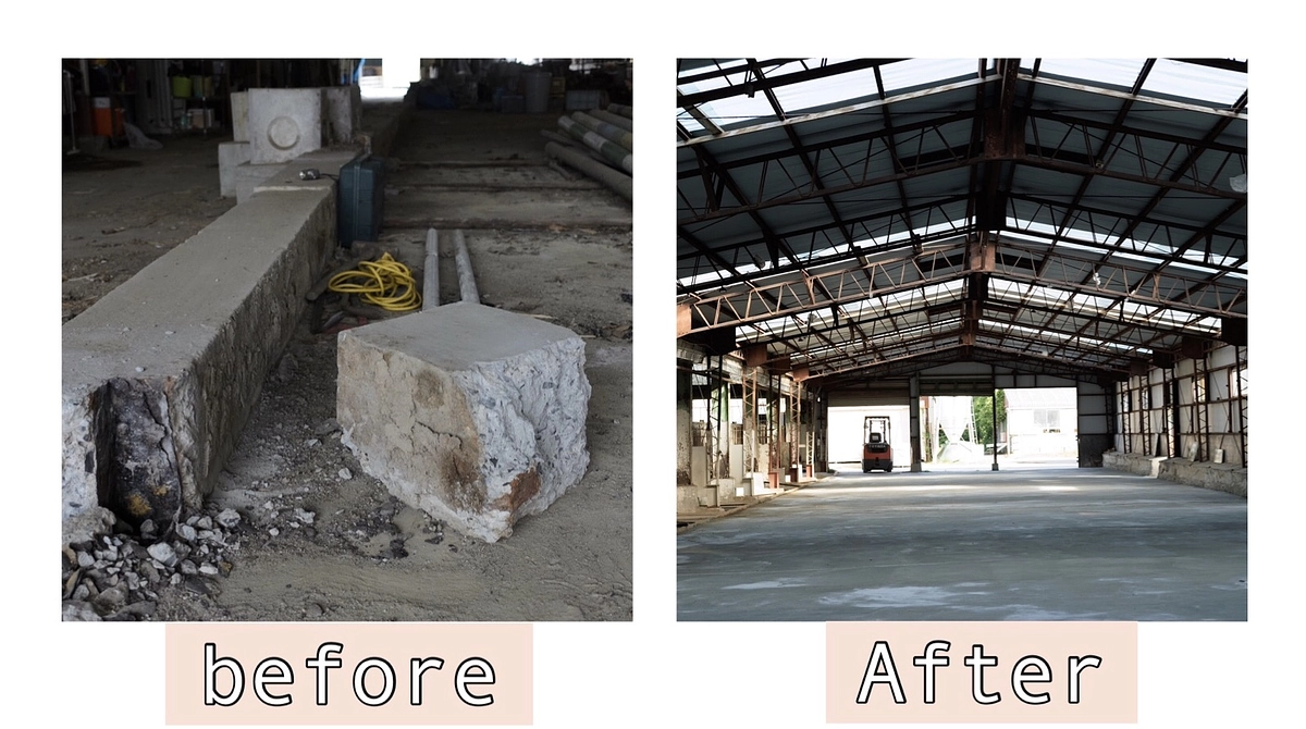 皆様のご支援により、新厩舎の改装が進んでおります！