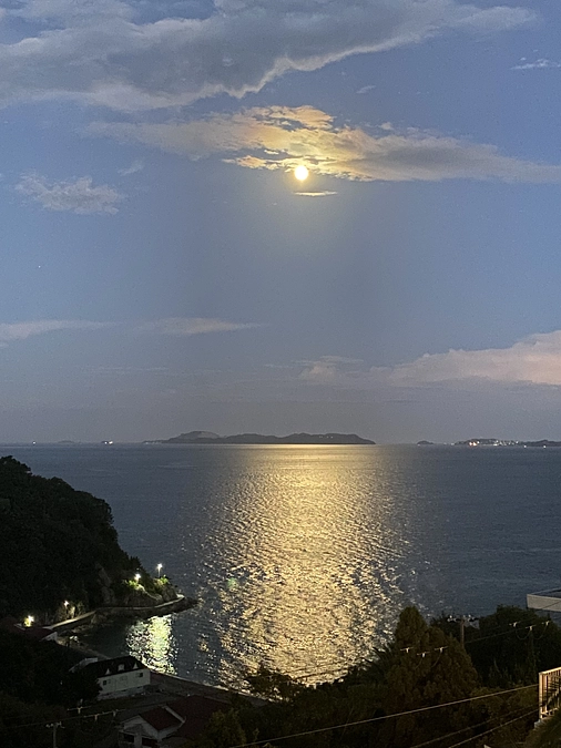 10月17日は2024年で最も地球に近い満月です！そして、赤穂御崎の満月は、、、