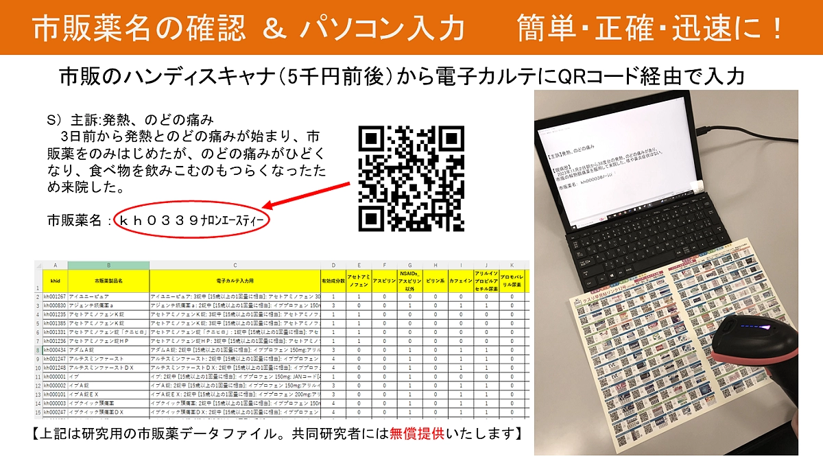 【案内】調査研究につなぐ新ツール「クスリ早見帖リンク」公開！