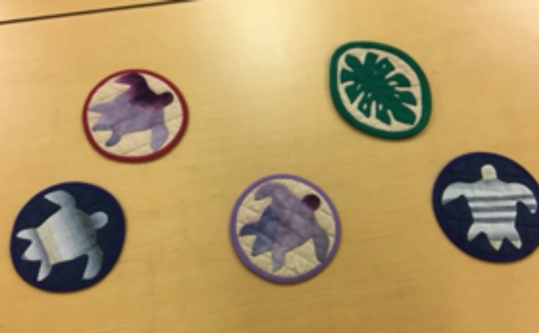 オリーブの園手作りコースターをお送りします！