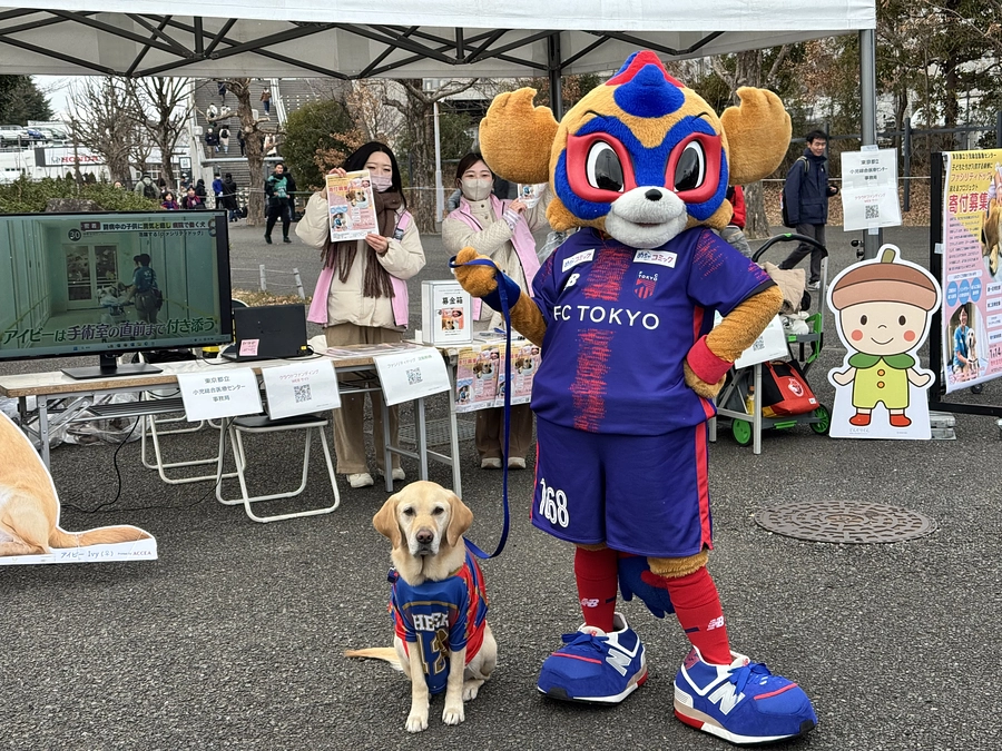 FC東京のホーム開幕戦にて、ブースを設置しました！