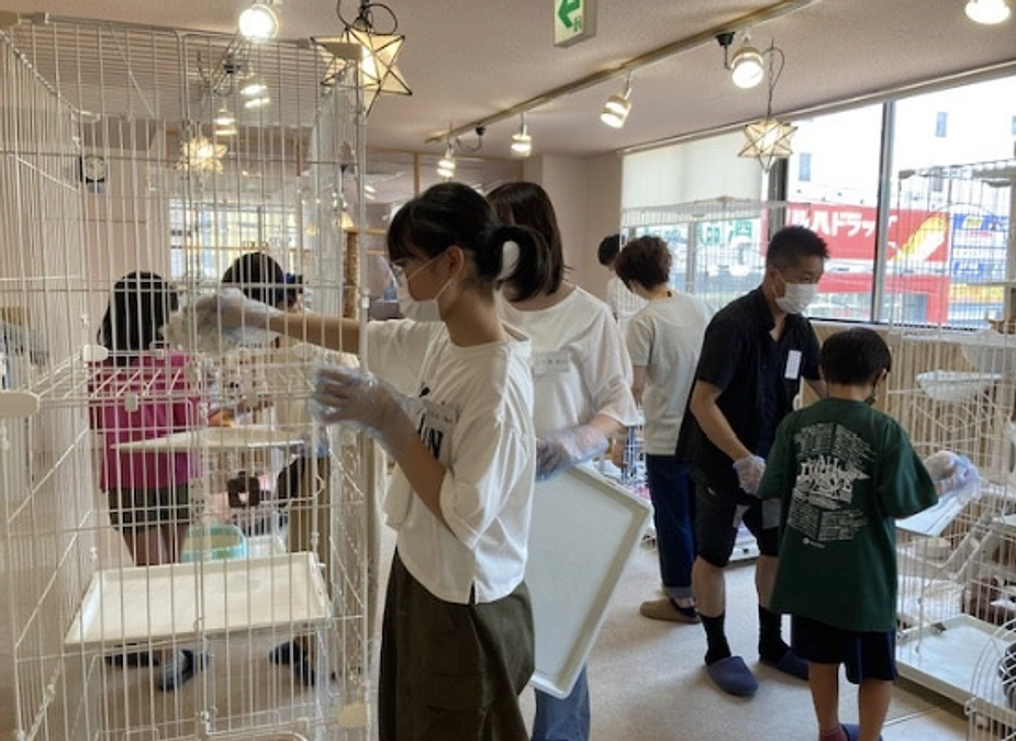 夏休みの親子教室の様子