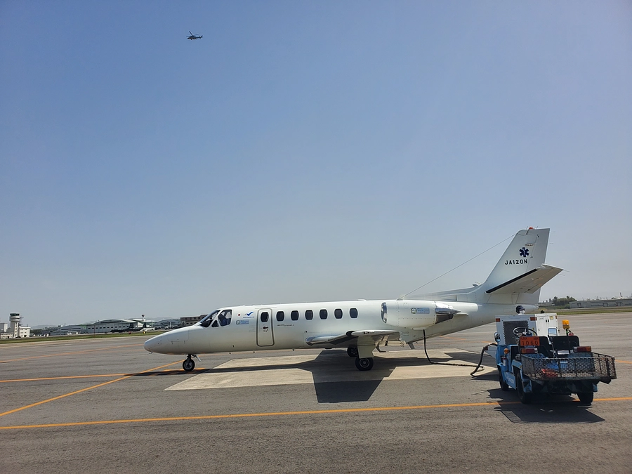 第１例目の搬送を無事に行いました