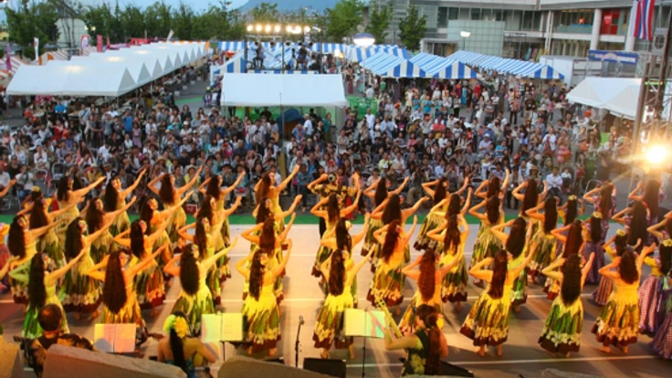 アロハフェスティバルｉｎ高松１０周年　みんなで感動の花火を！