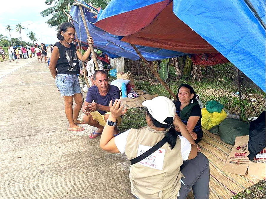 ダンバンタヤン市とメデリン市で被害状況とニーズの調査を実施しました