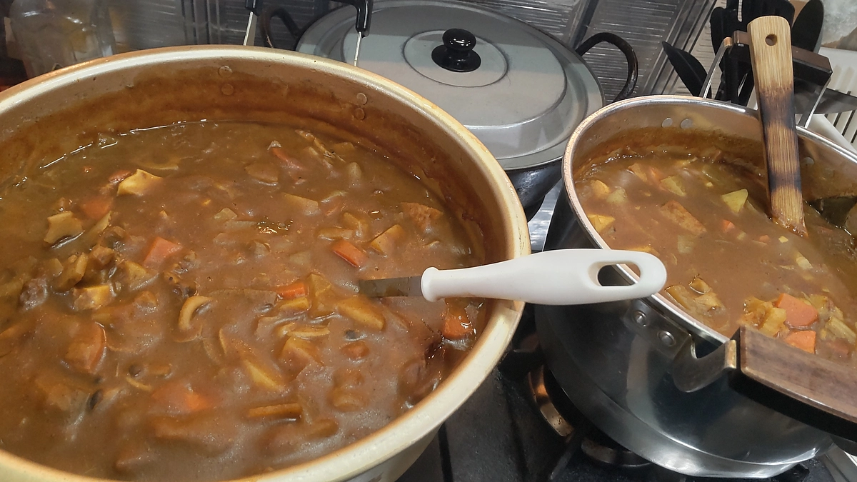 カレー大量に
