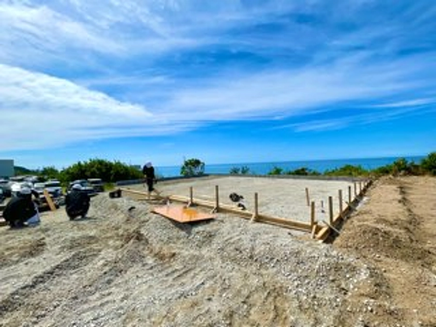 いよいよ土間コンクリートがはいります