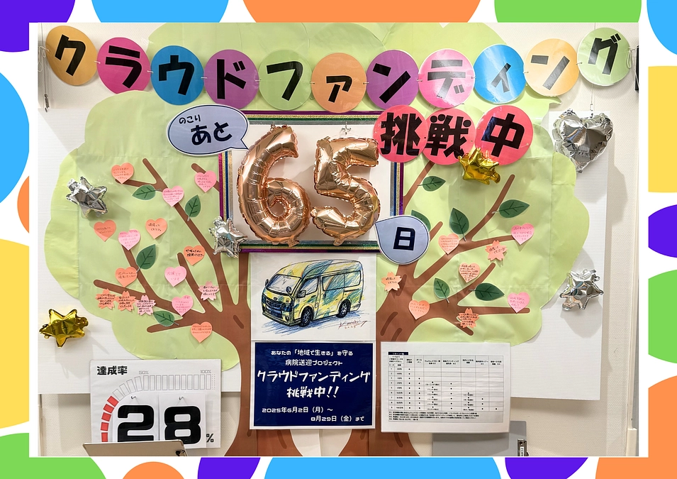 ＼達成率28%！たくさんの応援、ありがとうございます！／