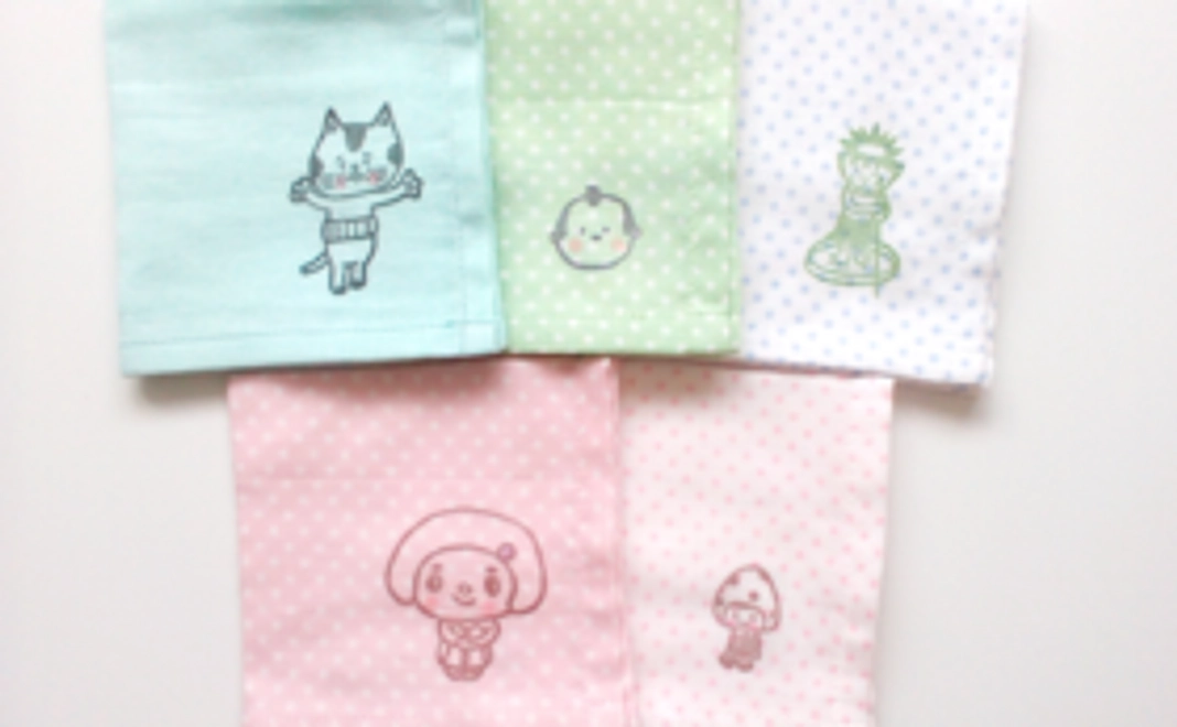 ママクリエイターのガーゼミニハンカチ