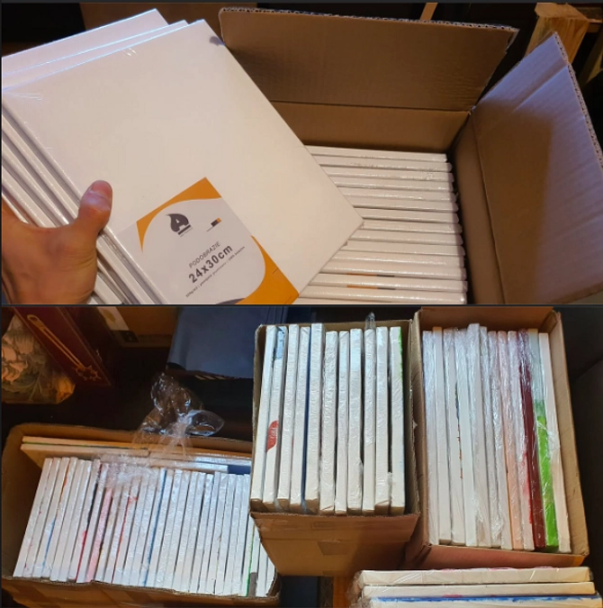 ウクライナの子ども達からのたくさんの絵