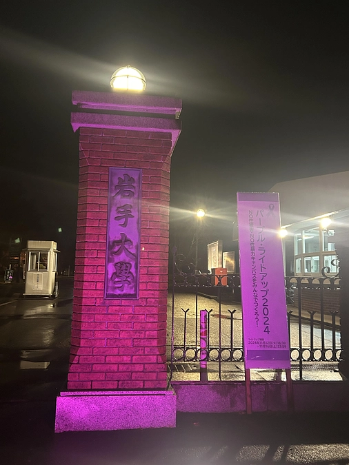 パープル・ライトアップ2024実施中！