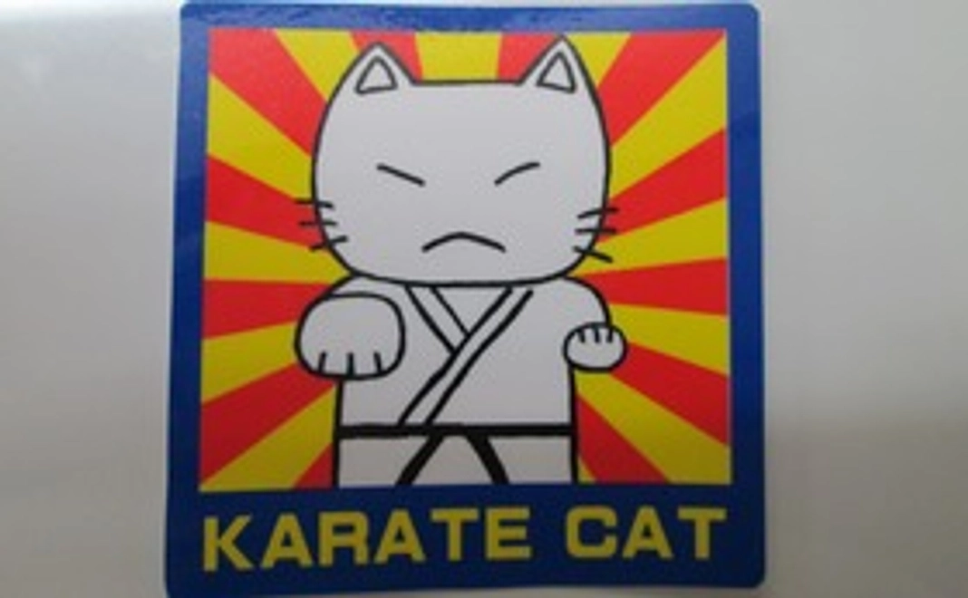 ネコ先生ステッカー