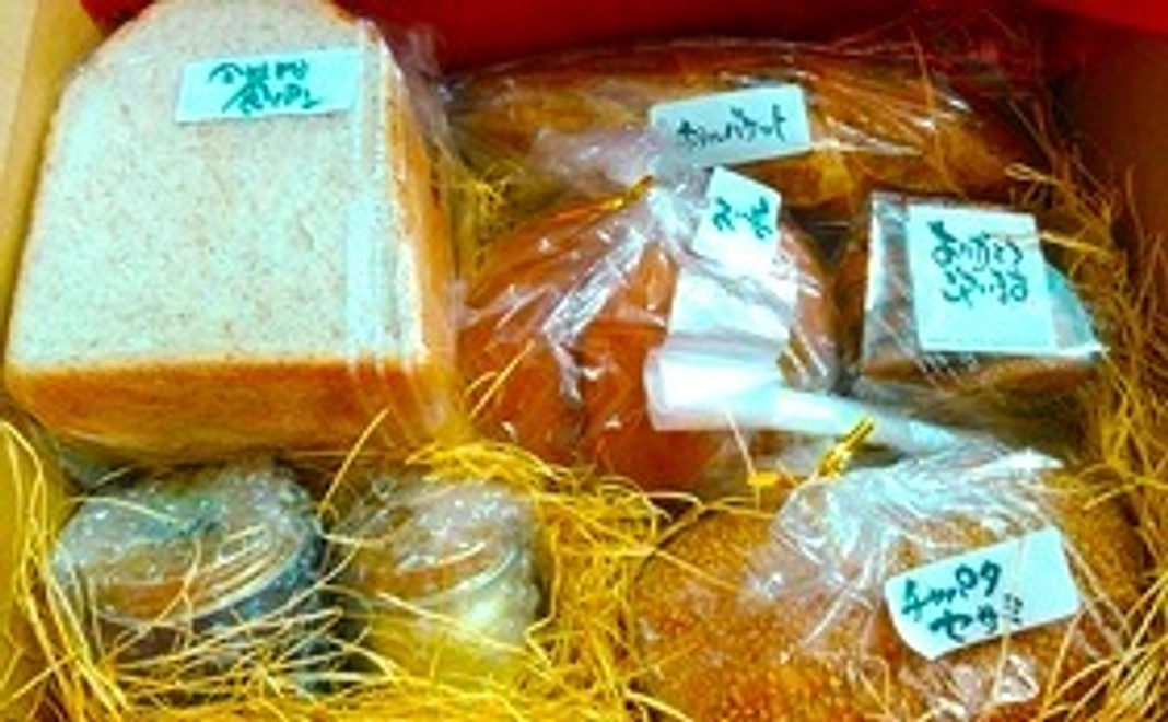 平戸ラスクと平戸産小麦パンとジャム＆ガーリックバターセット