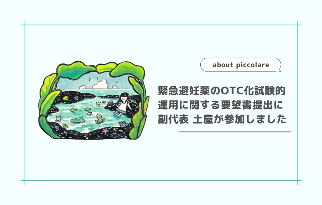 緊急避妊薬のOTC化試験的運用に関する要望書提出に副代表 土屋が参加しました！