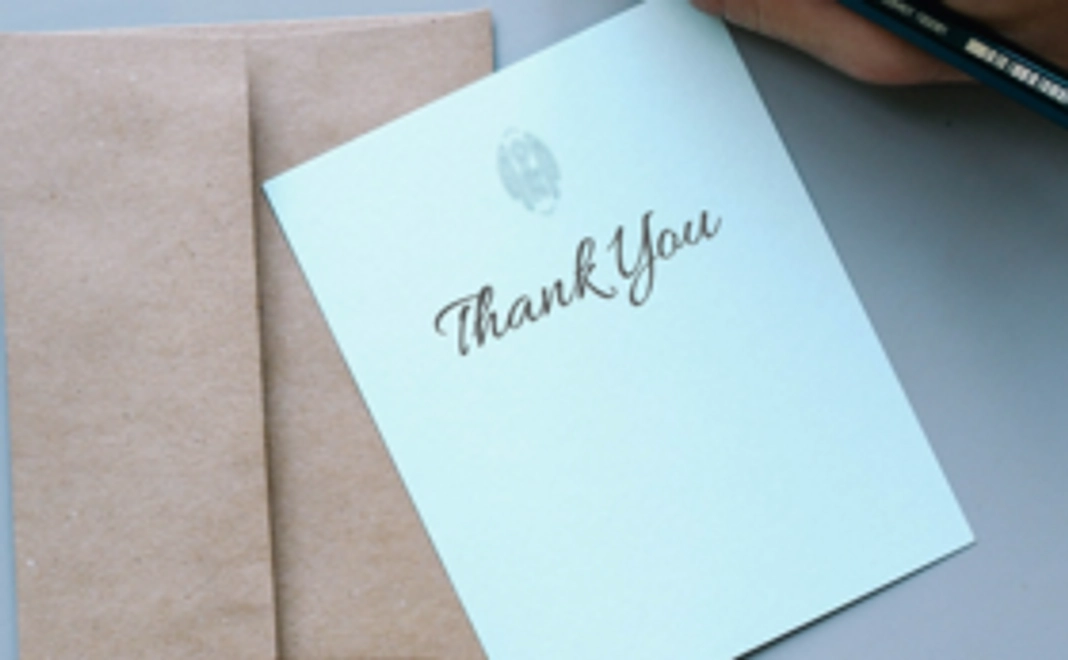 感謝の気持ちを込めたお手紙
