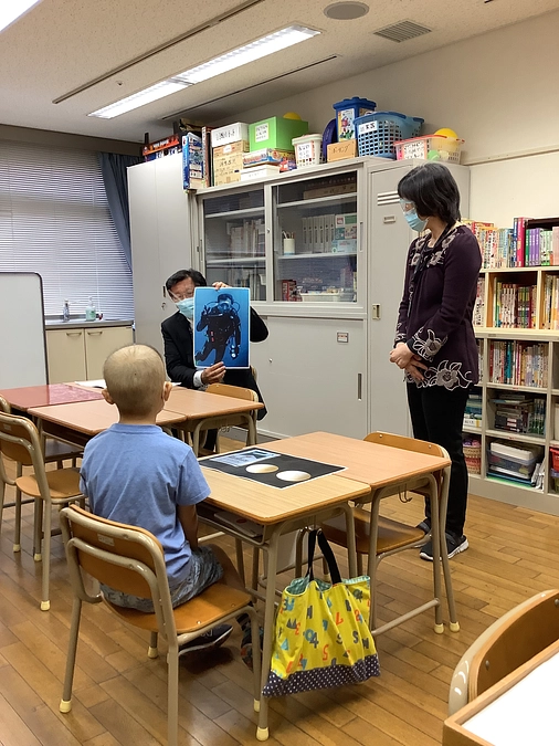 院内学級で入学式が行われました！