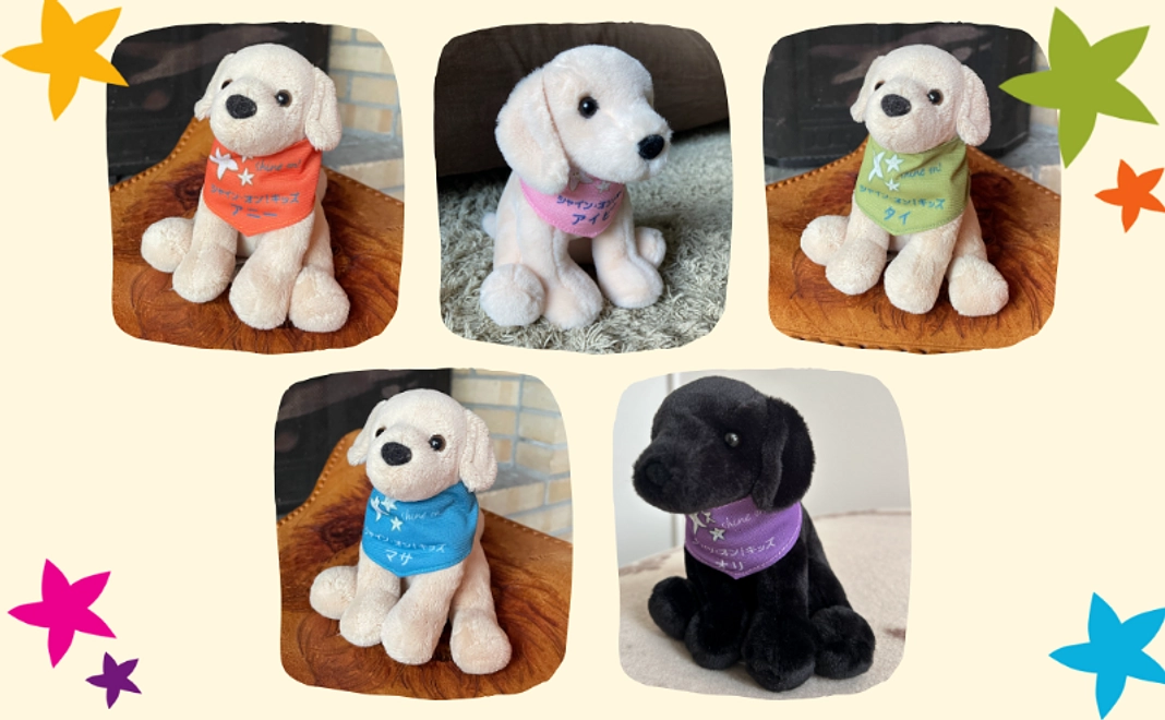 ファシリティドッグぬいぐるみ5種セットコース【税制優遇対象外】
