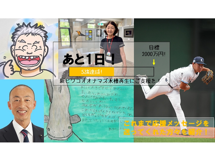【残り12時間】これまで応援メッセージをお寄せ頂いた方々のご紹介⑨ー現在82％!
