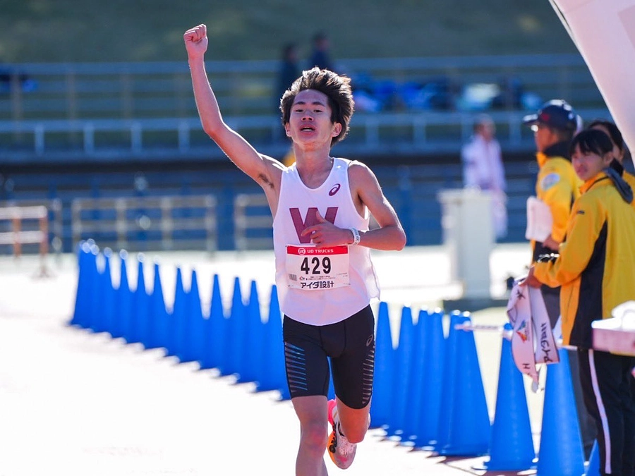 上尾ハーフマラソン・早稲田新記録！