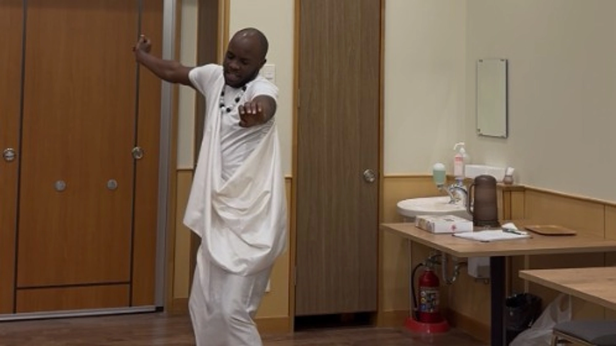 2日目の地域の方々との交流会の様子です！