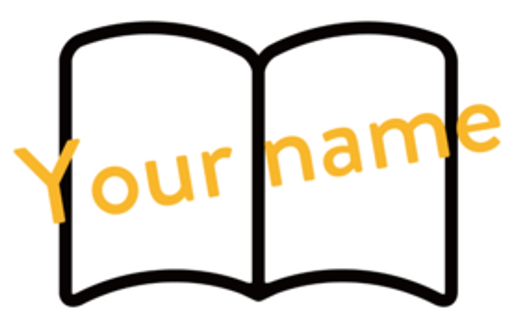 本にお名前の掲載！ 完成本をお手紙付きでお届け