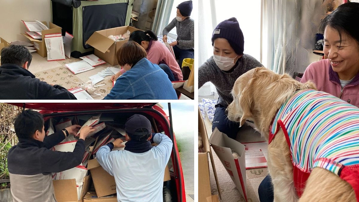 リターン品の発送が完了しました