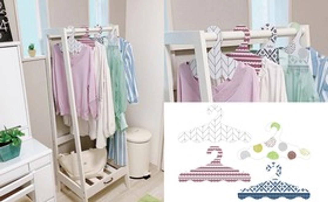 ストローハンガーmini　4本セット「北欧調デザイン」