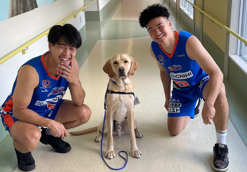 立川ダイスの町井 丈太 選手、森 黄州 選手が当院にお越し下さいました！